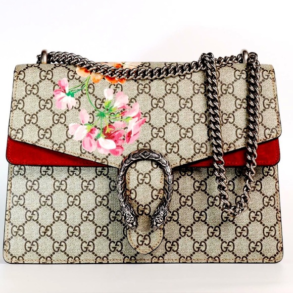 Gucci Dionysus GG Supreme Blooms shoulder Bag - Picture 1 of 5